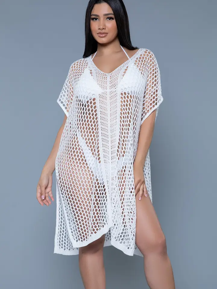 Madelyn Crochet Poncho Cover-Up