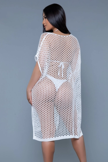 Madelyn Crochet Poncho Cover-Up - Image 2